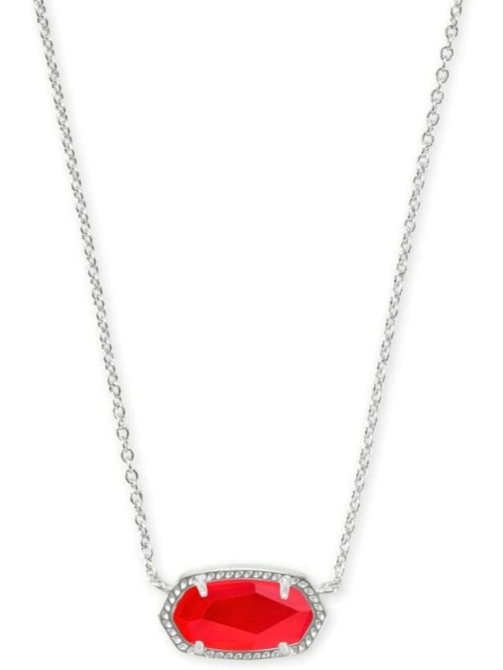 Women's Red Elisa Dainty 14k Gold-Plated Fashion Jewelry Pendant Necklaces
